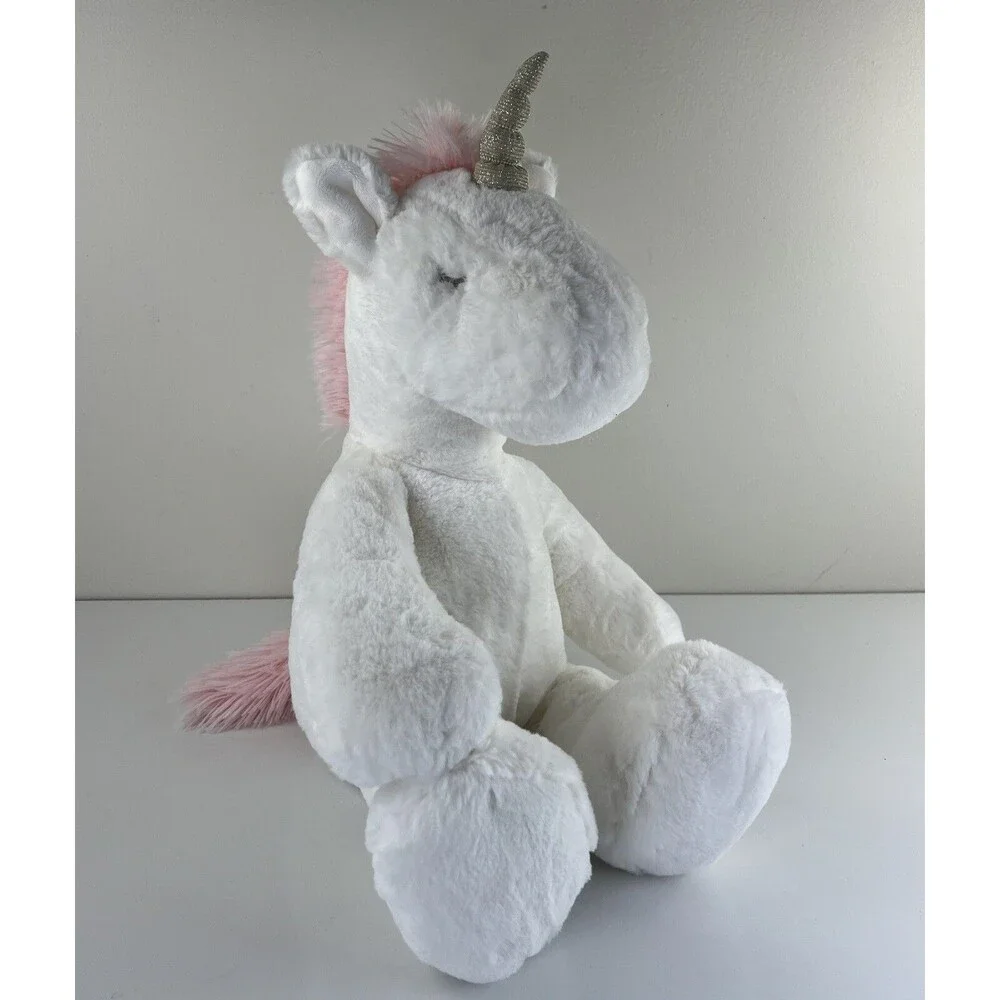 Mudpie Large Stuffed Animal Plush Unicorn Pony Horse Lovey Toy 15” Gift Toy